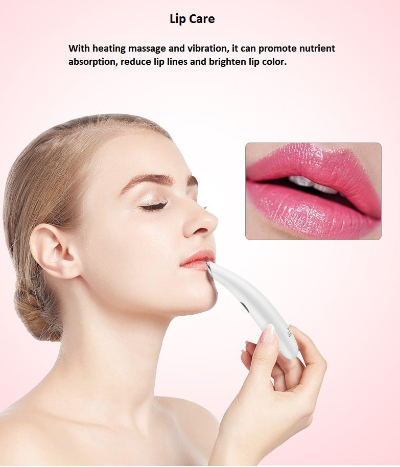 Augenmassage-Gerät für die Lippenpflege mit sanfter Wärme und Vibration