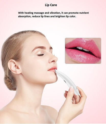 Augenmassage-Gerät für die Lippenpflege mit sanfter Wärme und Vibration