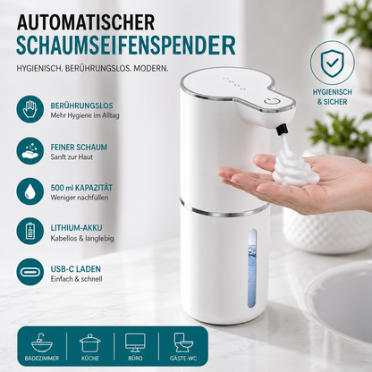 Automatischer Schaumseifenspender mit Sensor