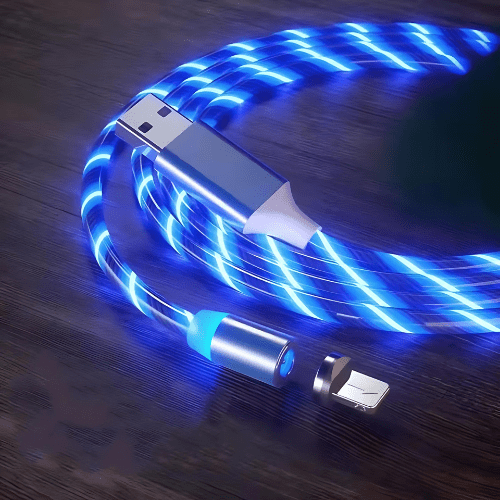 Magnetisches LED-Ladekabel mit starkem Magnetismus und LED-Beleuchtung - Garos