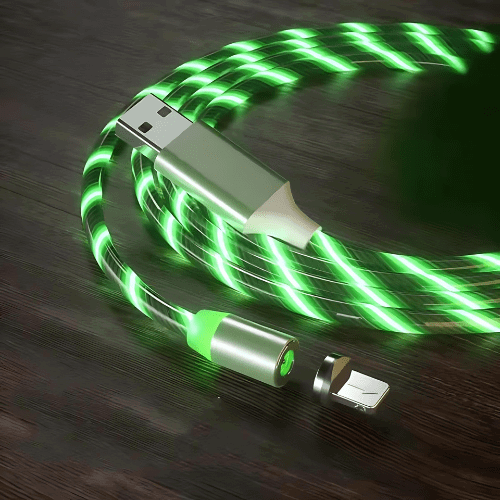 Magnetisches LED-Ladekabel mit starkem Magnetismus und LED-Beleuchtung - Garos