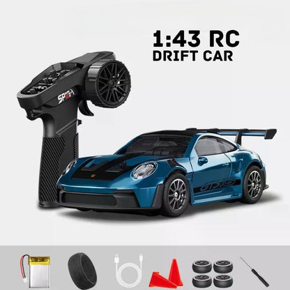 RC Drift Auto mit Ersatzreifen und Fernbedienung