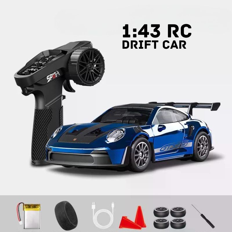 RC Drift Auto mit Ersatzreifen und Fernbedienung
