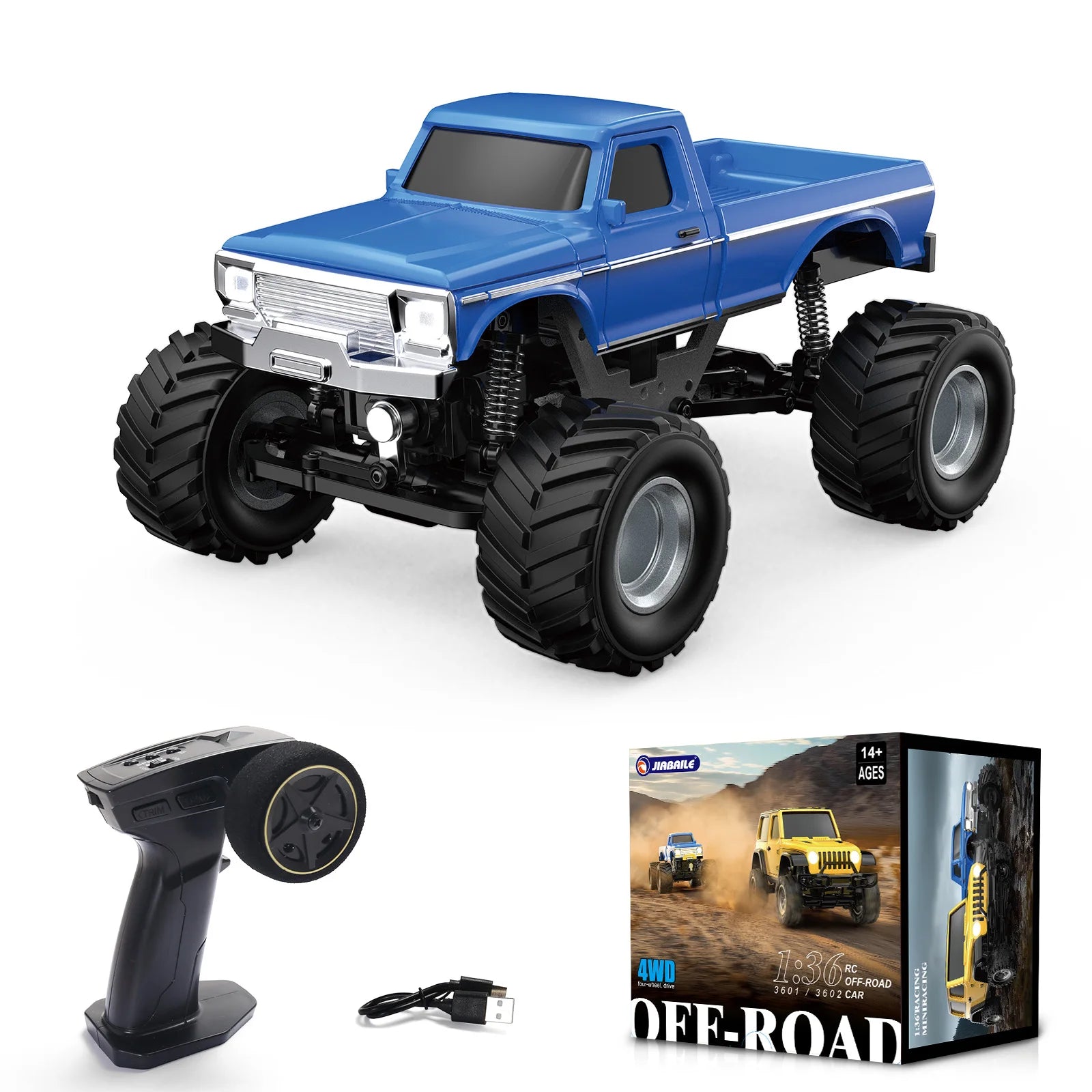 RC Crawler Car 1:36 proportional gesteuert mit Fernbedienung