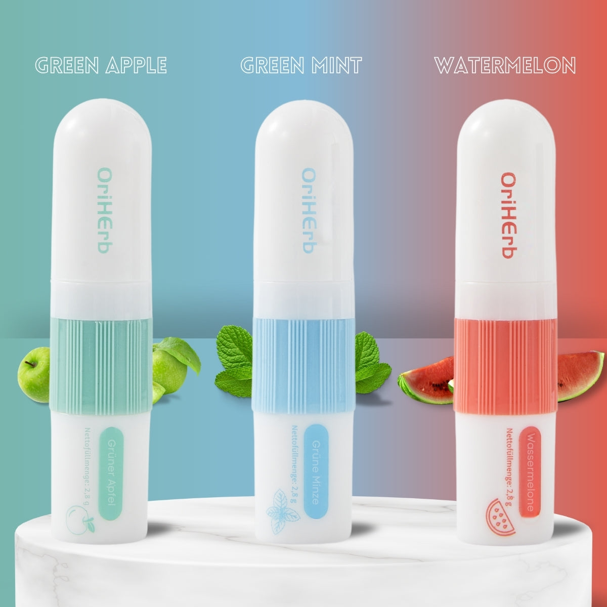 OriHerb Aroma Inhaler und Roll-On Duo in kompakter 2-in-1 Ausführung