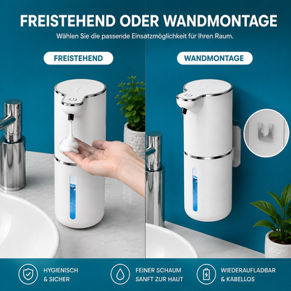 Automatischer Seifenspender mit Sensor und Schaumfunktion