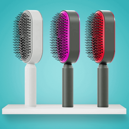 Selbstreinigende Haarbürste – Schmerzfreies Bürsten für alle Haartypen - Garos