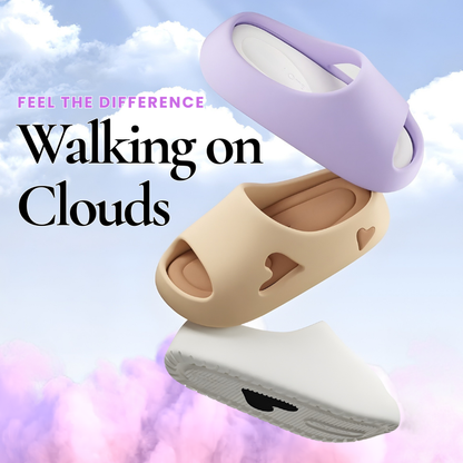 Sommer-Hausschuhe Damen mit dicker Sohle – Walking on Clouds Komfort