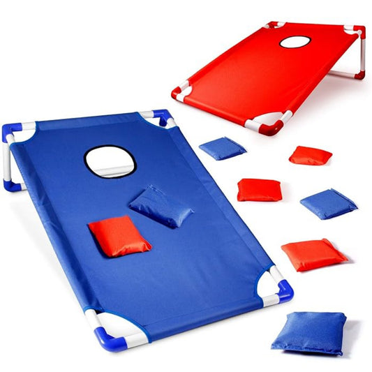 Kinder Wurfspiel mit Sandsäckchen